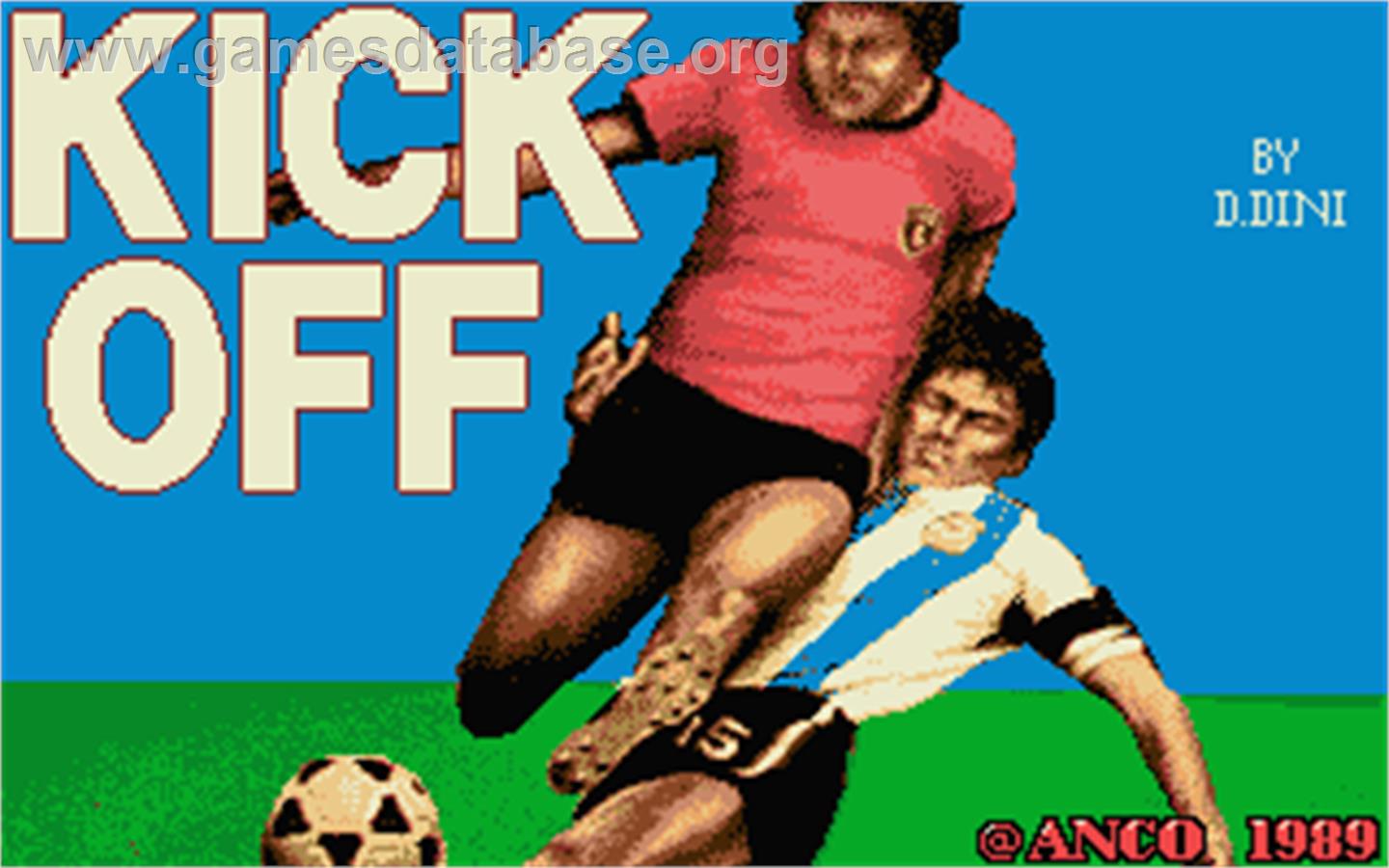 Kick Off: Extra Time - Atari ST - Artwork - Title Screen