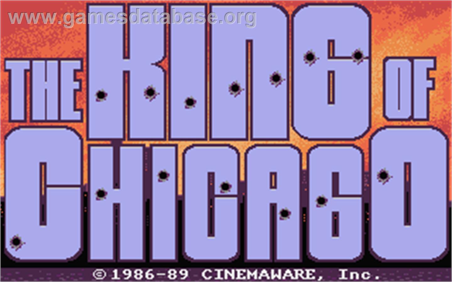 King of Chicago - Atari ST - Artwork - Title Screen