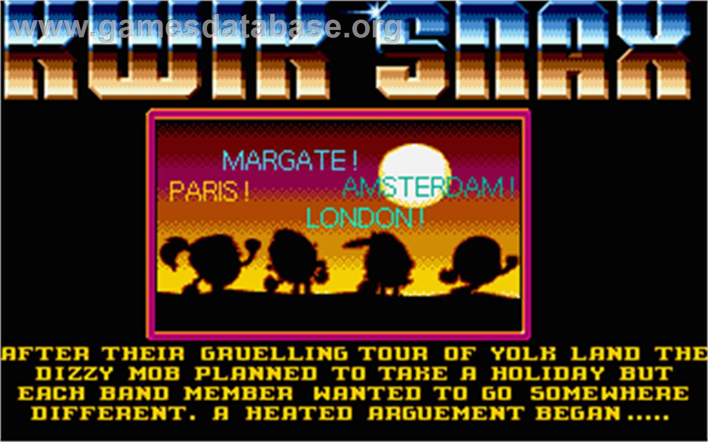 Kwik Snax - Atari ST - Artwork - Title Screen