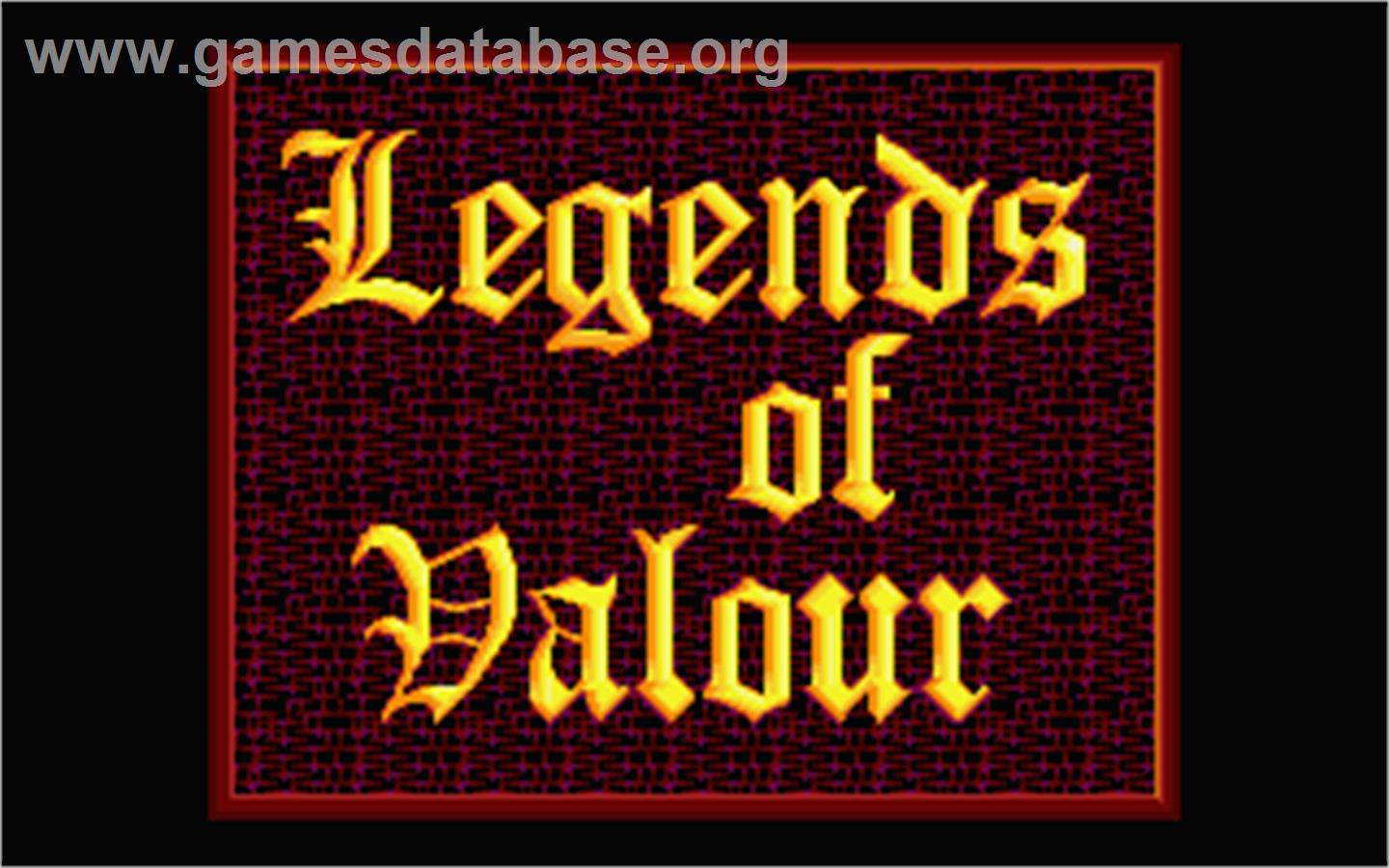 Legends of Valour - Atari ST - Artwork - Title Screen
