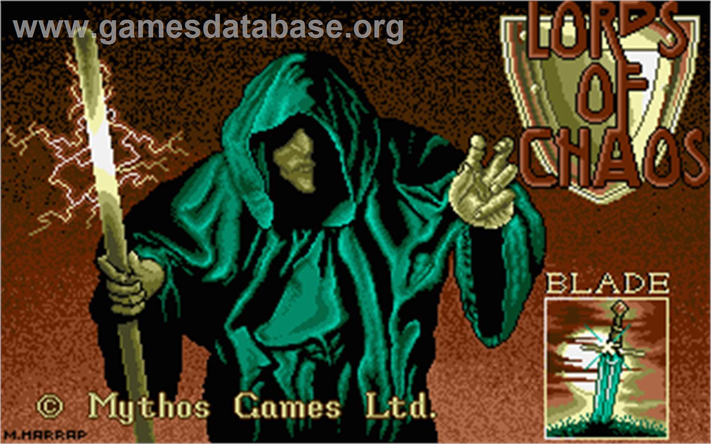 Lords of Chaos - Atari ST - Artwork - Title Screen