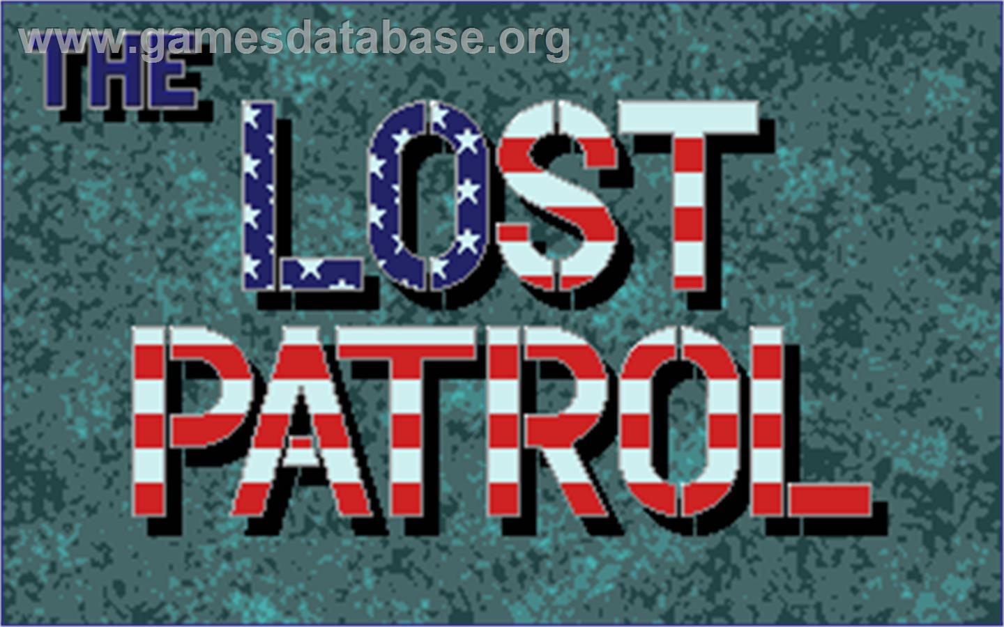 Lost Patrol - Atari ST - Artwork - Title Screen