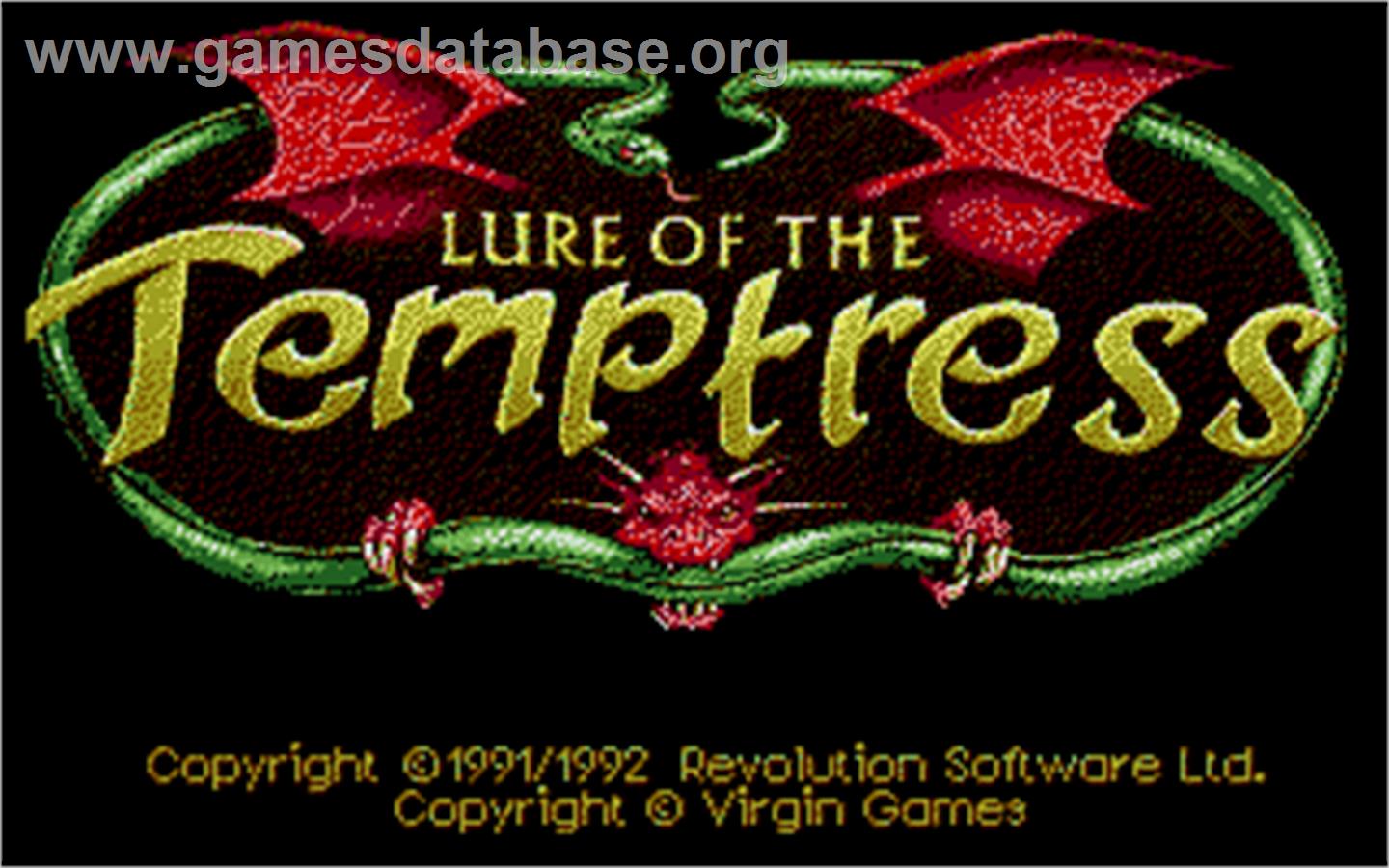 Lure of the Temptress - Atari ST - Artwork - Title Screen