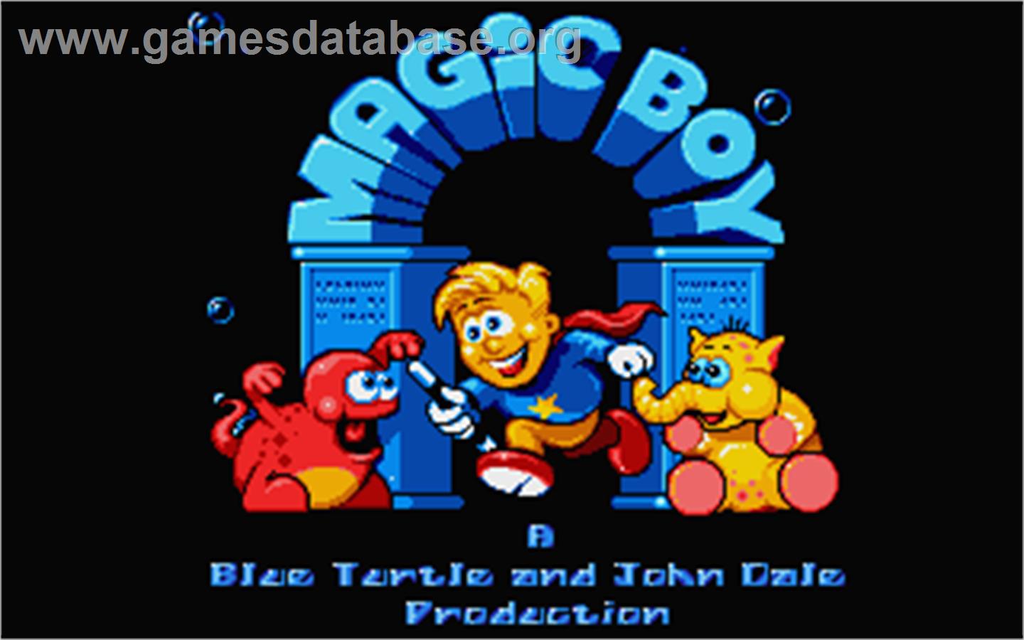 Magic Boy - Atari ST - Artwork - Title Screen