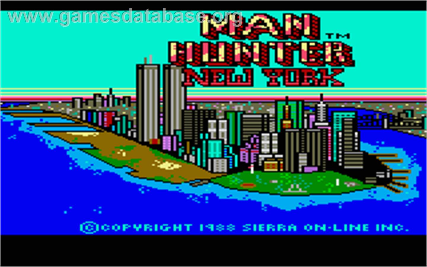 Manhunter: New York - Atari ST - Artwork - Title Screen