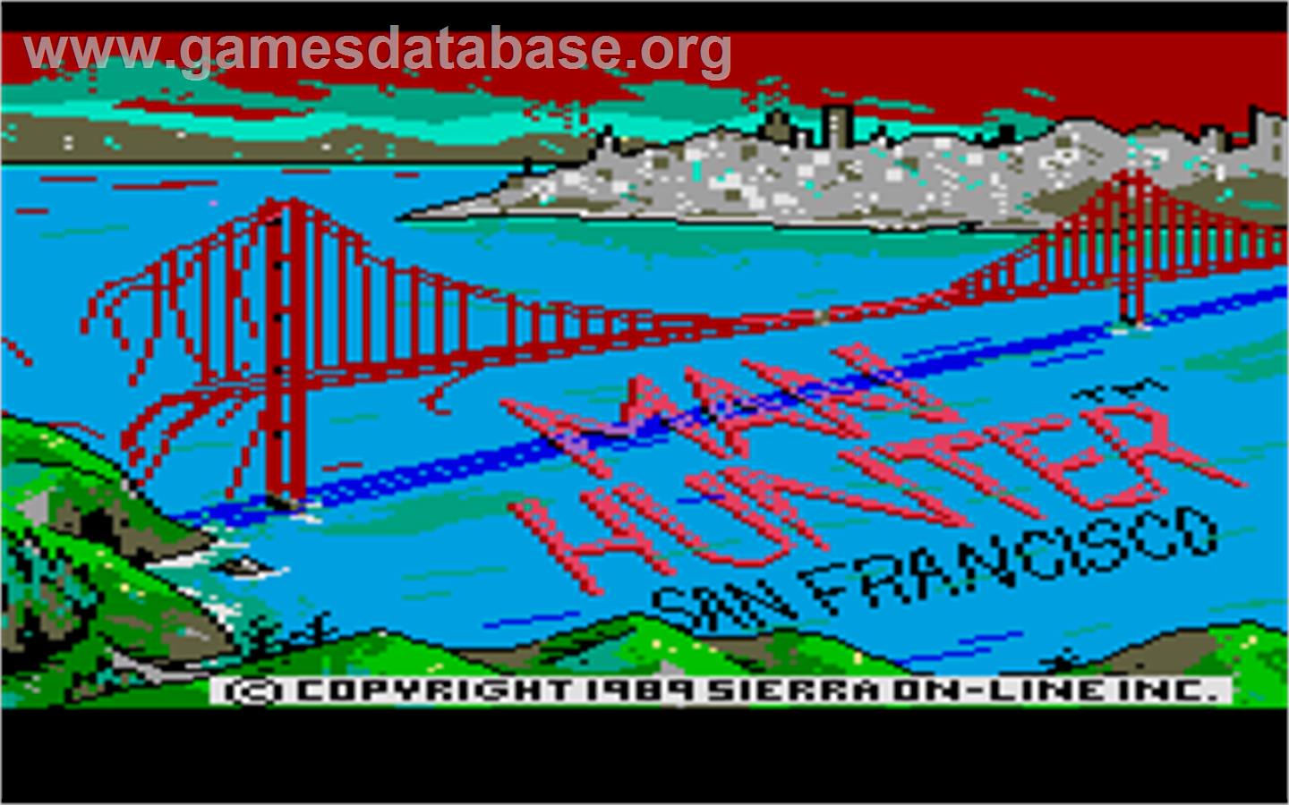 Manhunter: San Francisco - Atari ST - Artwork - Title Screen
