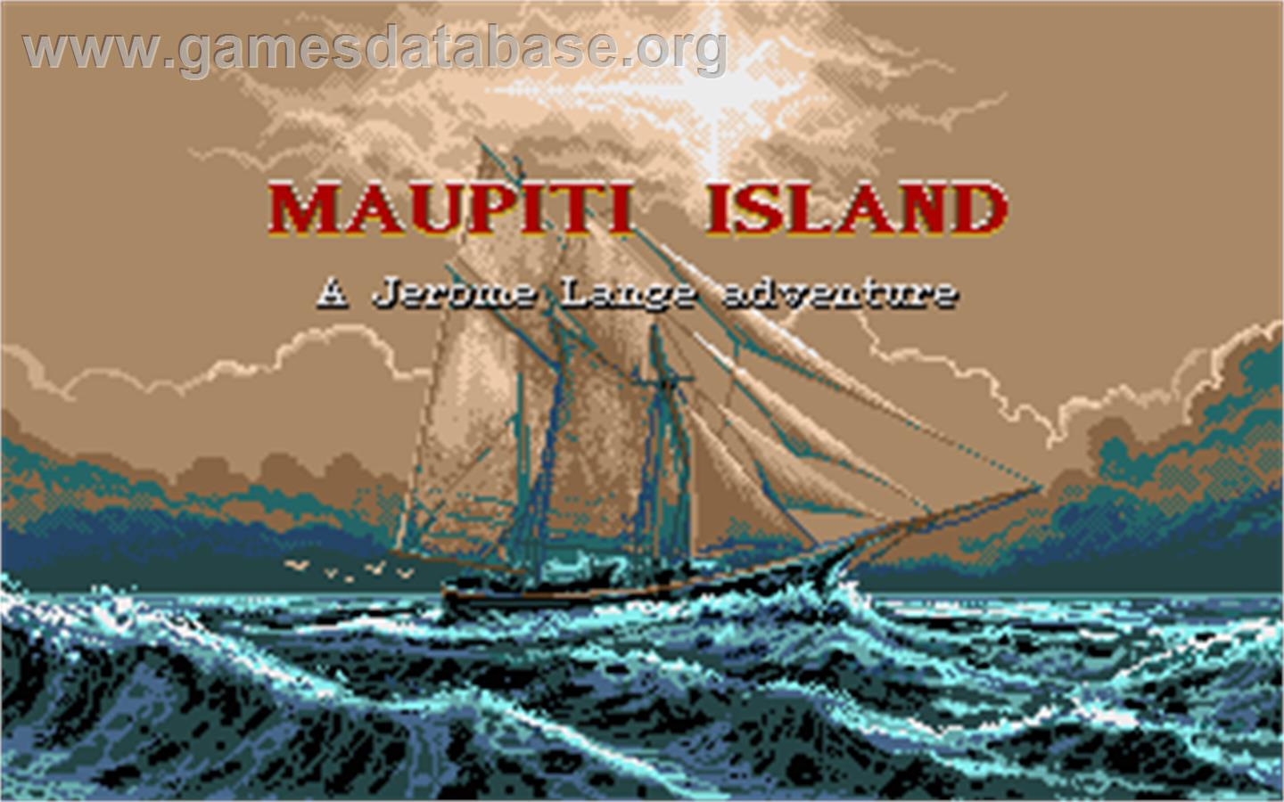 Maupiti Island - Atari ST - Artwork - Title Screen
