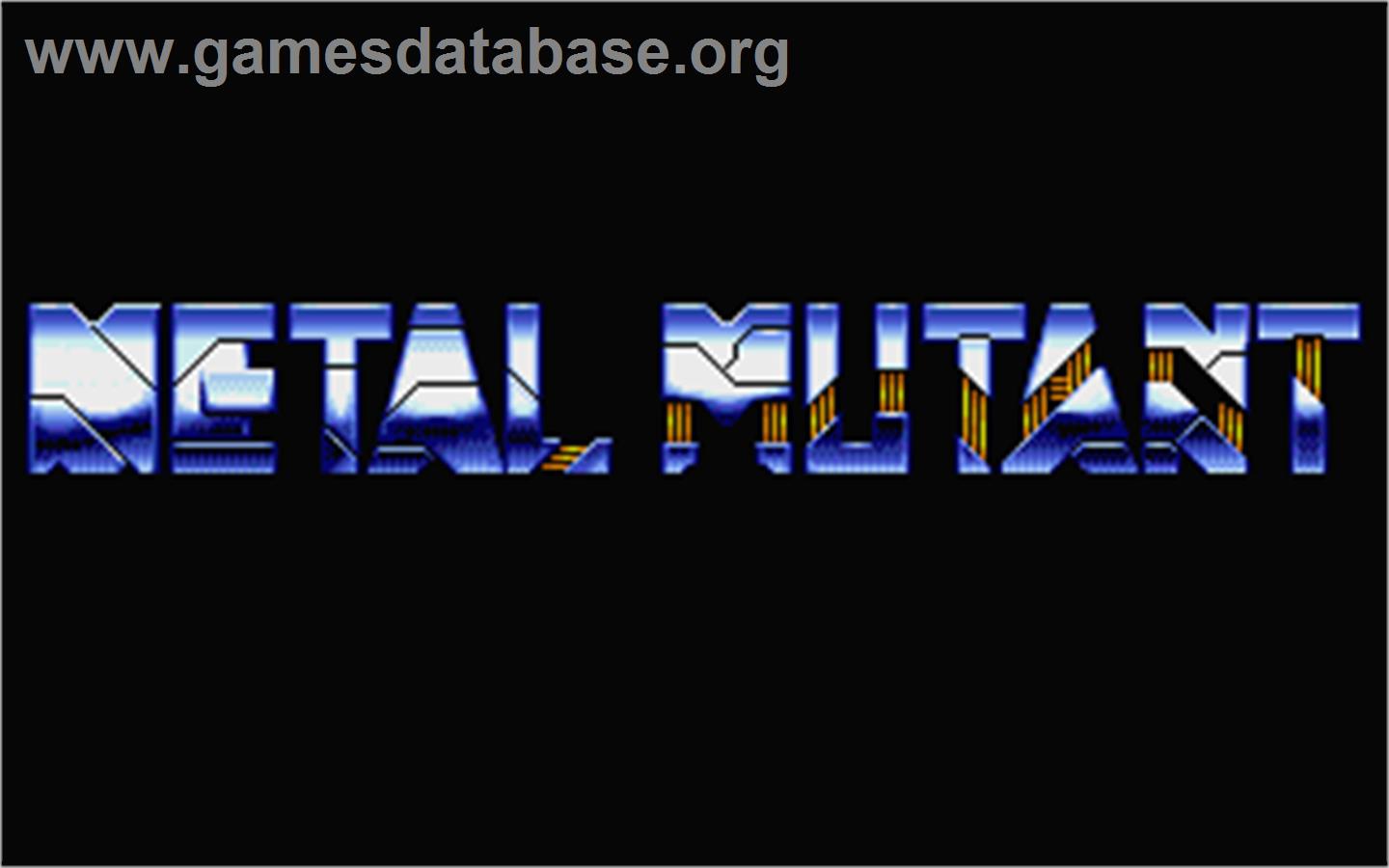 Metal Mutant - Atari ST - Artwork - Title Screen