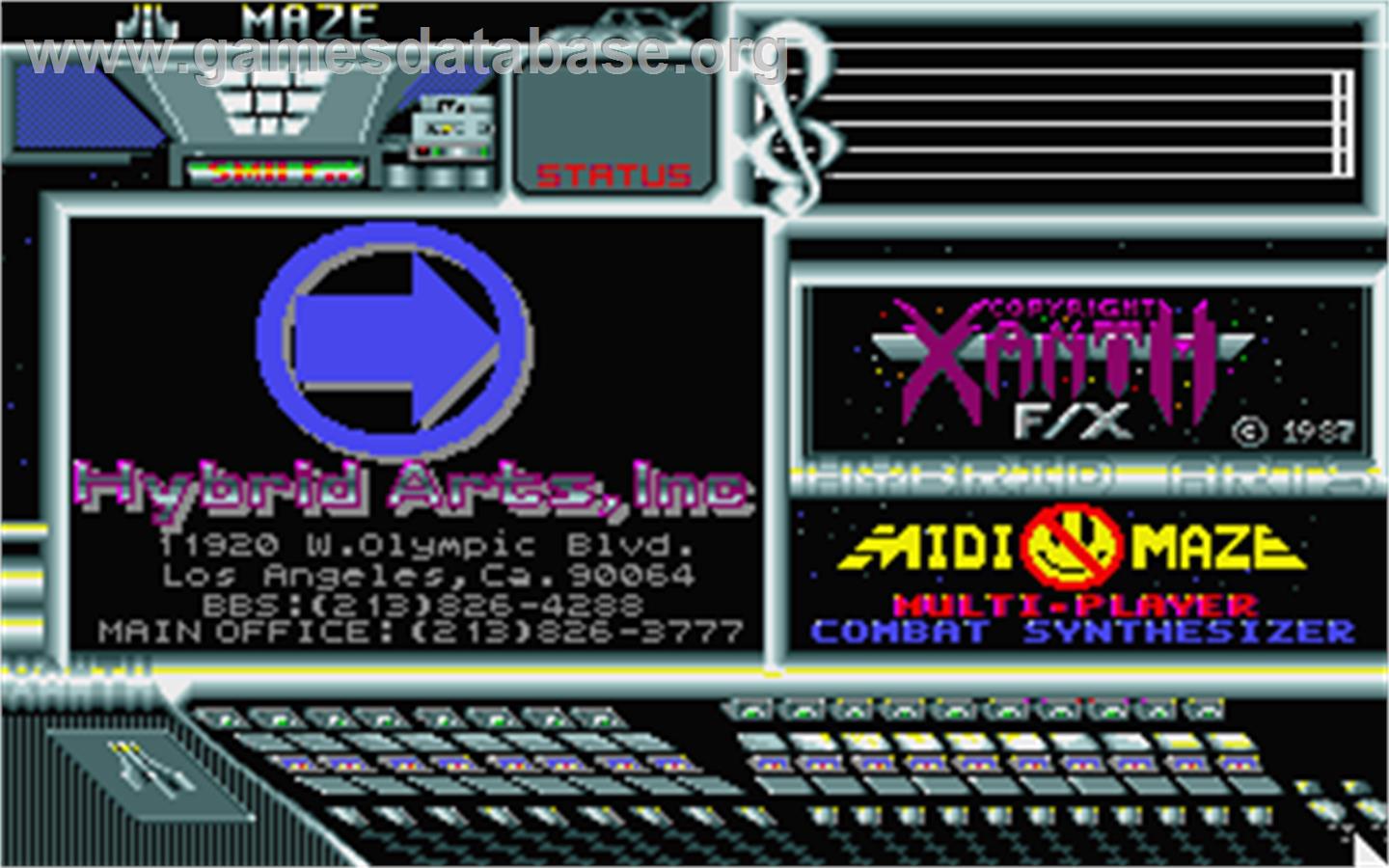 Midi-Maze - Atari ST - Artwork - Title Screen