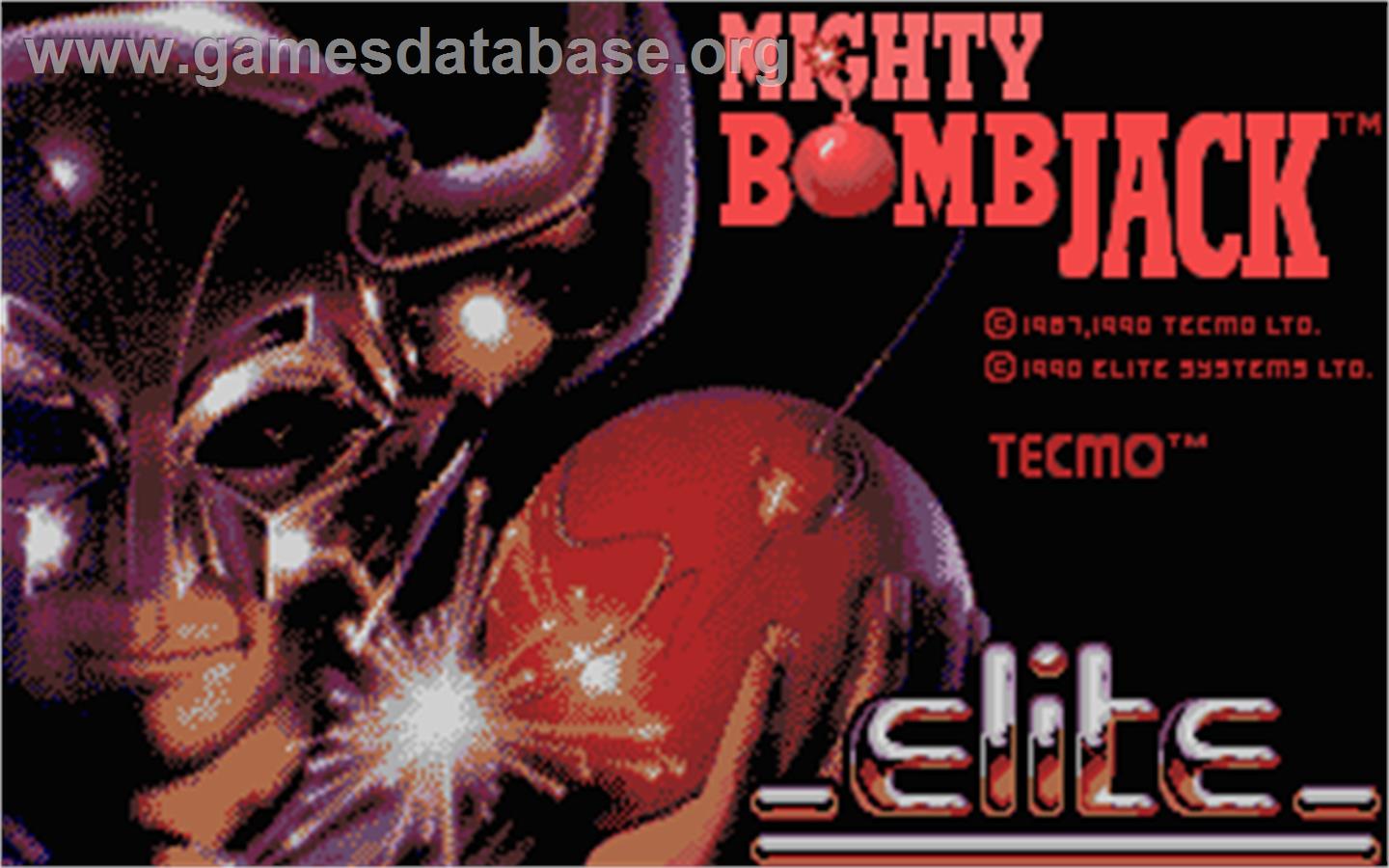 Mighty Bombjack - Atari ST - Artwork - Title Screen