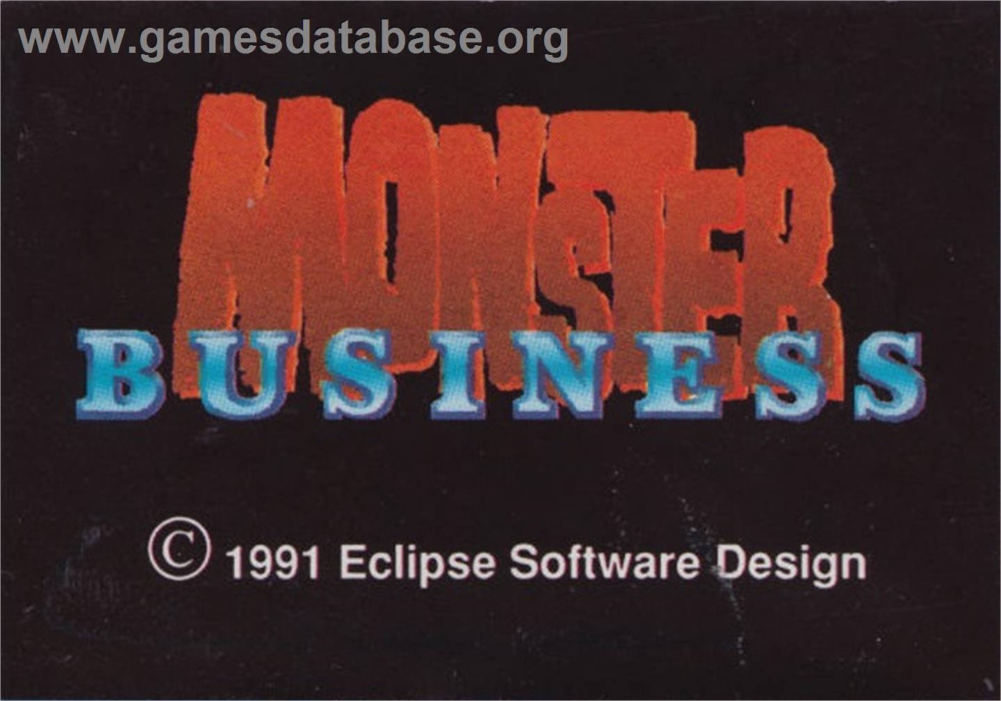 Monster Business - Atari ST - Artwork - Title Screen