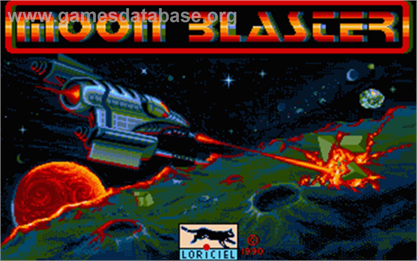 Moon Blaster - Atari ST - Artwork - Title Screen