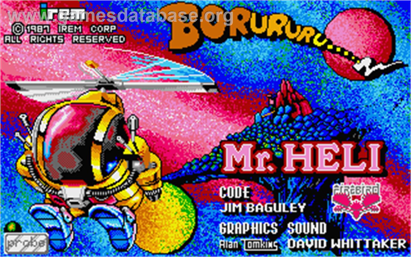 Mr. Heli - Atari ST - Artwork - Title Screen