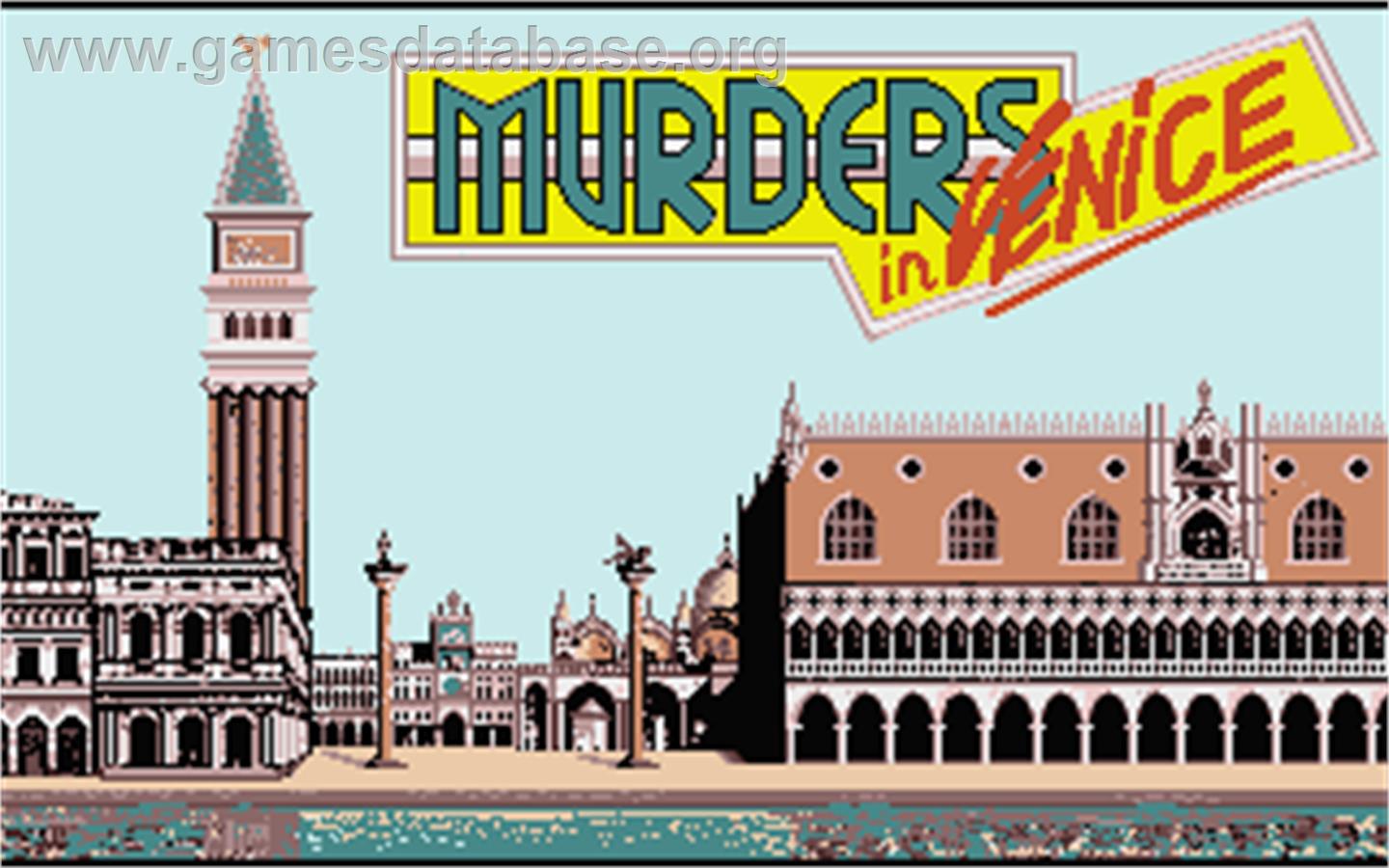 Murders in Venice - Atari ST - Artwork - Title Screen