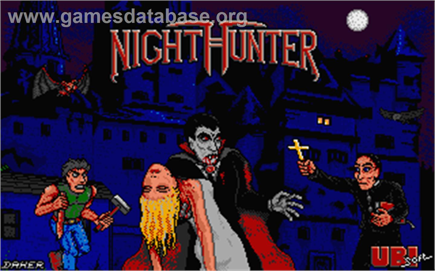 Night Hunter - Atari ST - Artwork - Title Screen