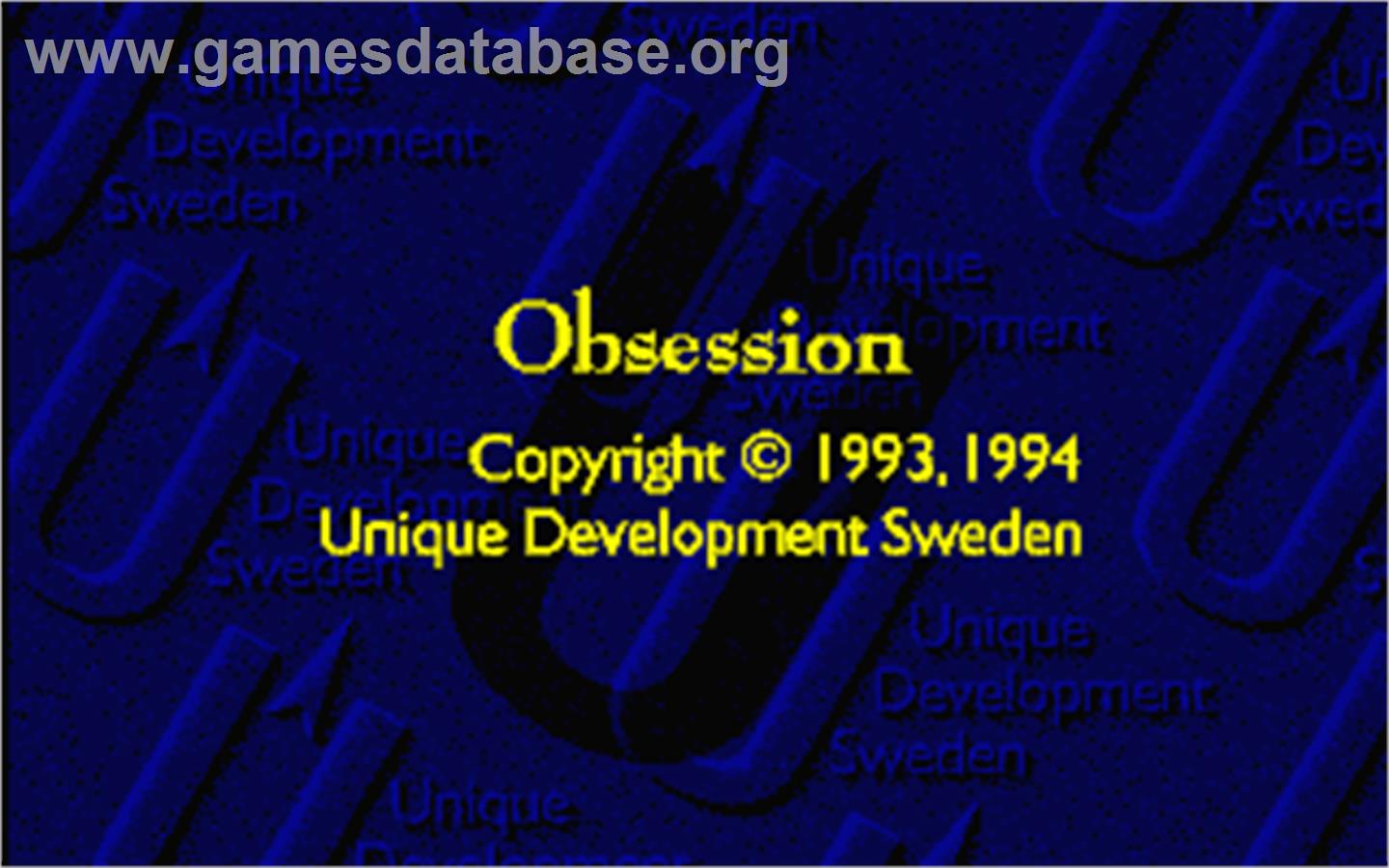 Obsession - Atari ST - Artwork - Title Screen
