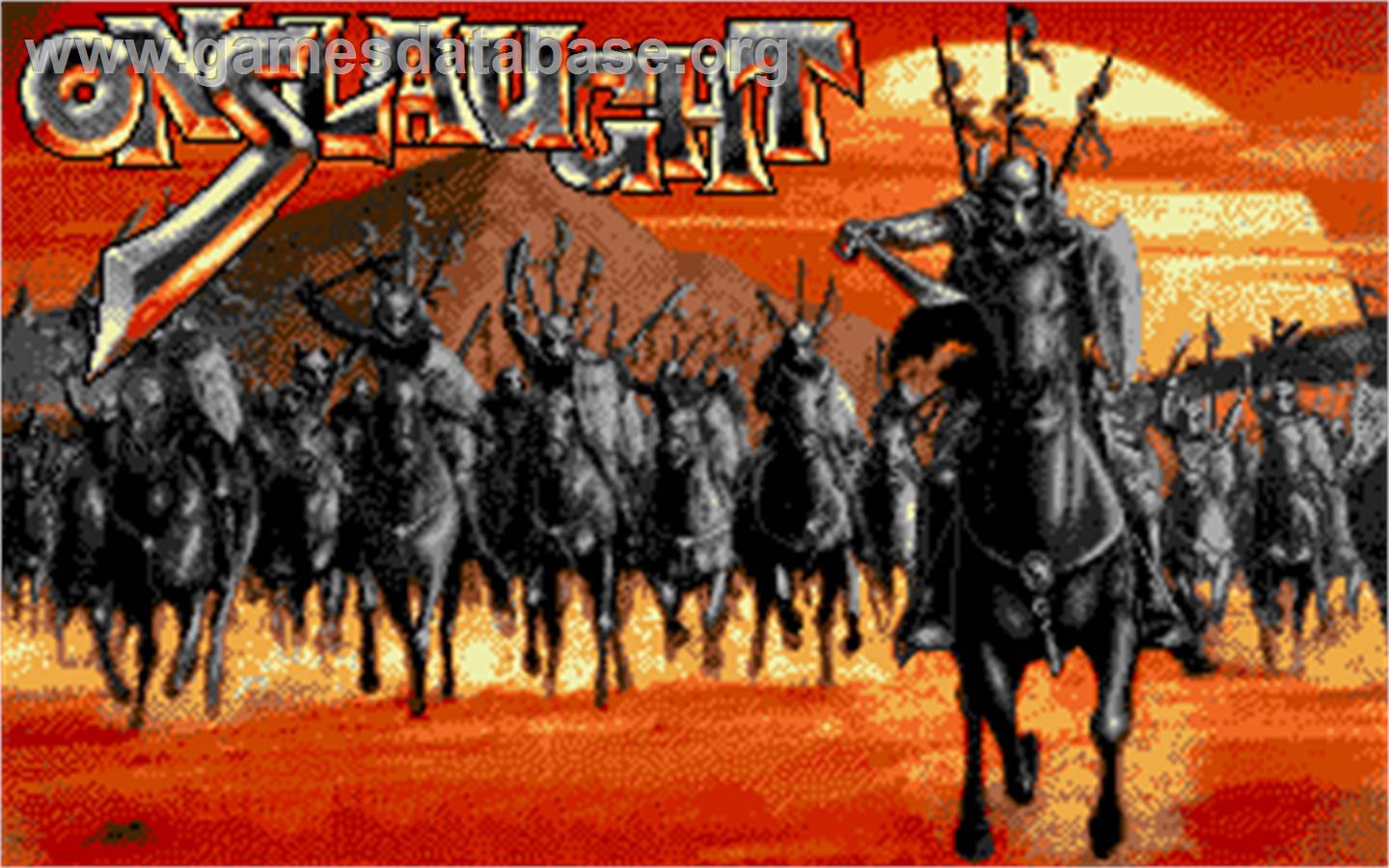 Onslaught - Atari ST - Artwork - Title Screen