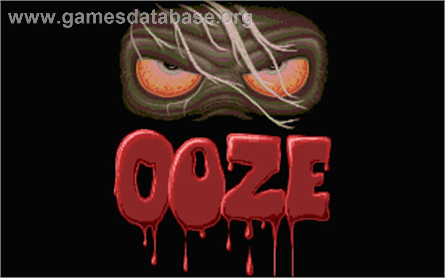 Ooze: Creepy Nites - Atari ST - Artwork - Title Screen