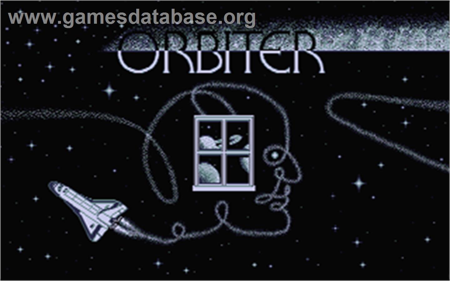 Orbiter - Atari ST - Artwork - Title Screen