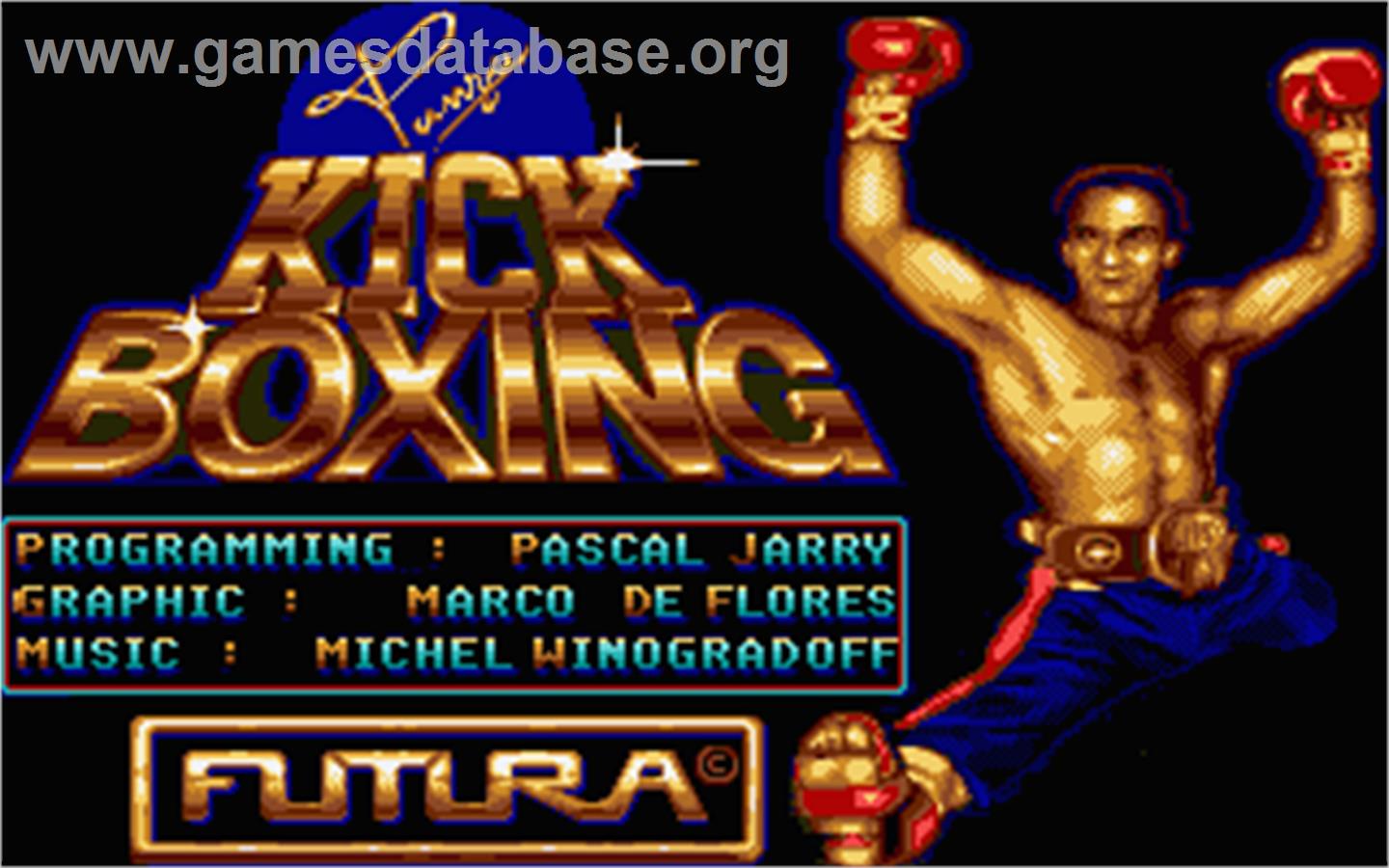 Panza Kick Boxing - Atari ST - Artwork - Title Screen