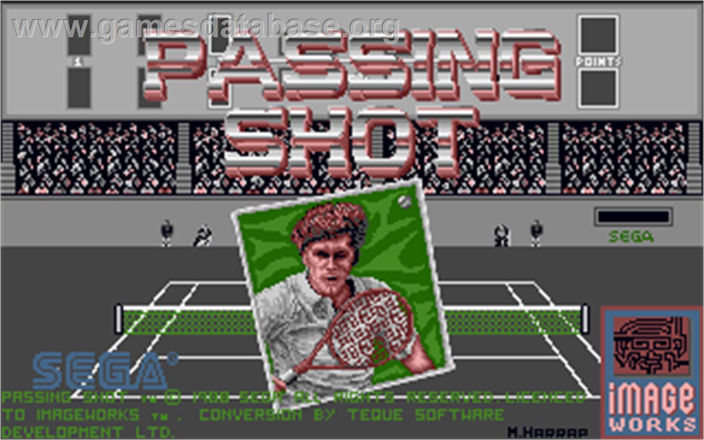 Passing Shot - Atari ST - Artwork - Title Screen