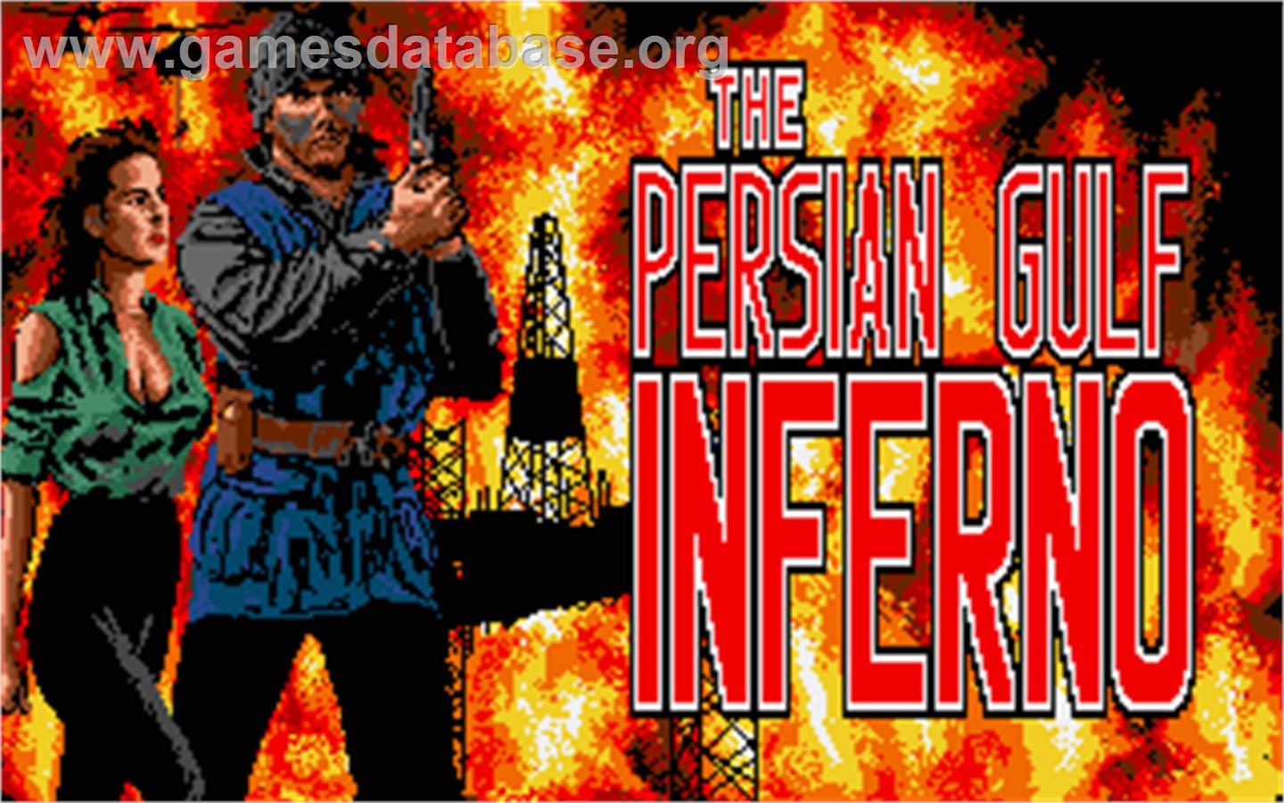 Persian Gulf Inferno - Atari ST - Artwork - Title Screen