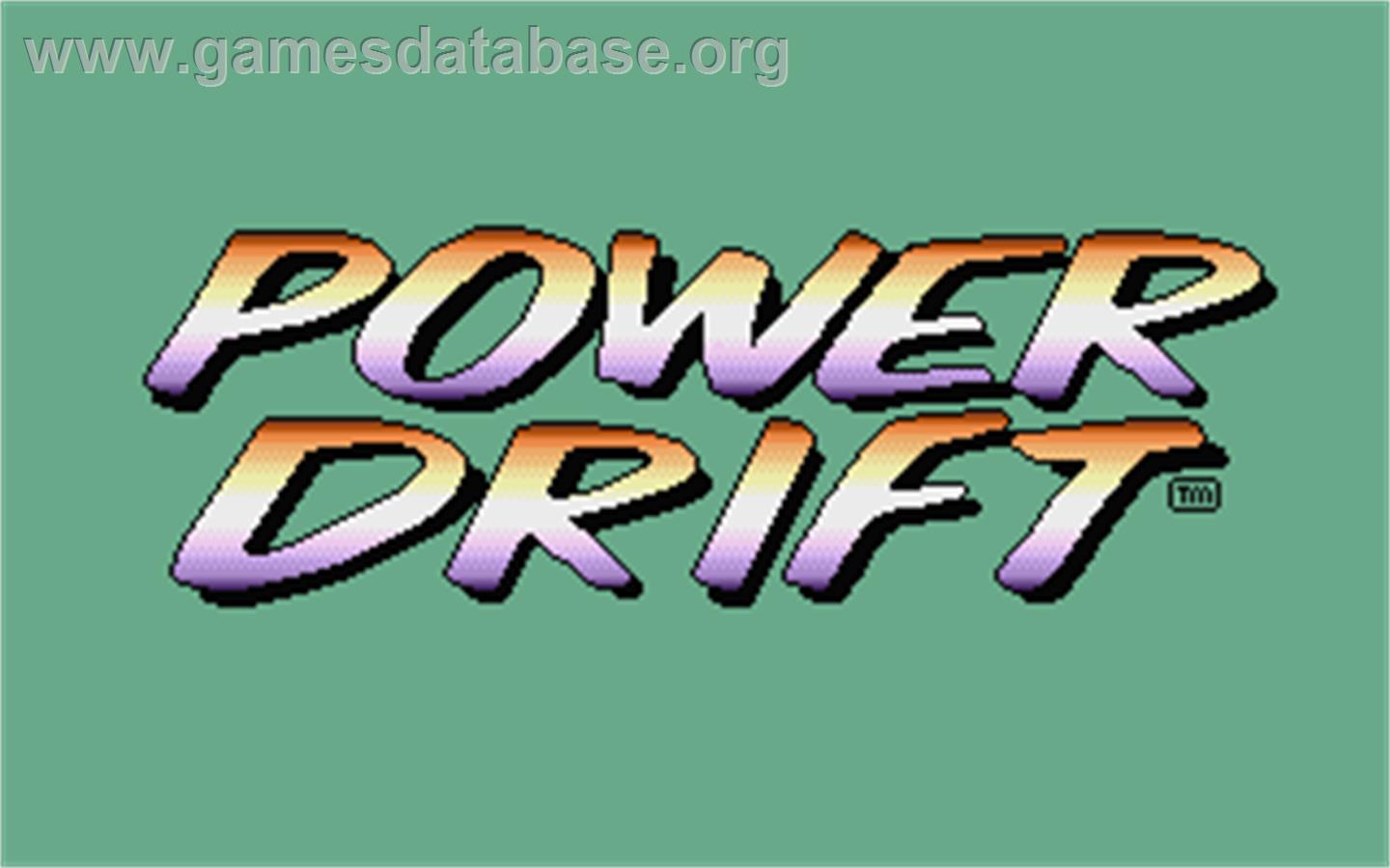 Power Drift - Atari ST - Artwork - Title Screen