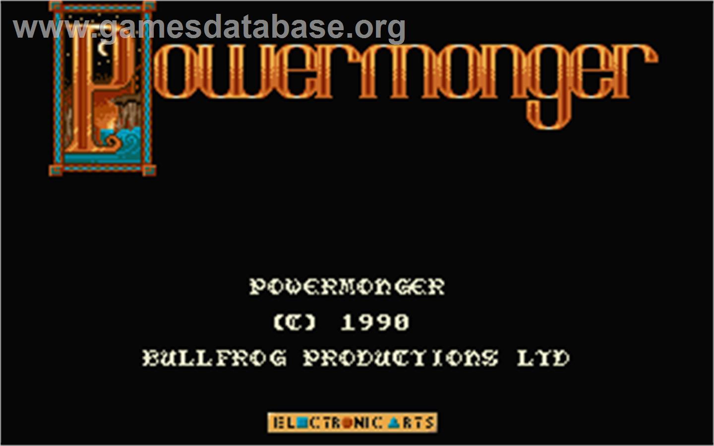 Powermonger: World War 1 Edition - Atari ST - Artwork - Title Screen