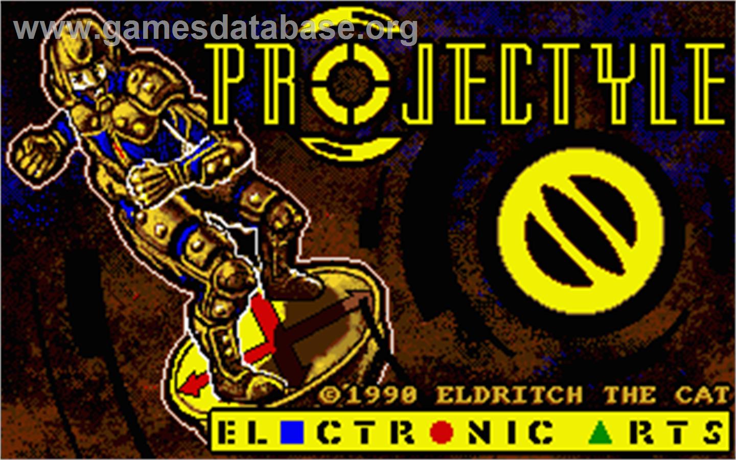 Projectyle - Atari ST - Artwork - Title Screen