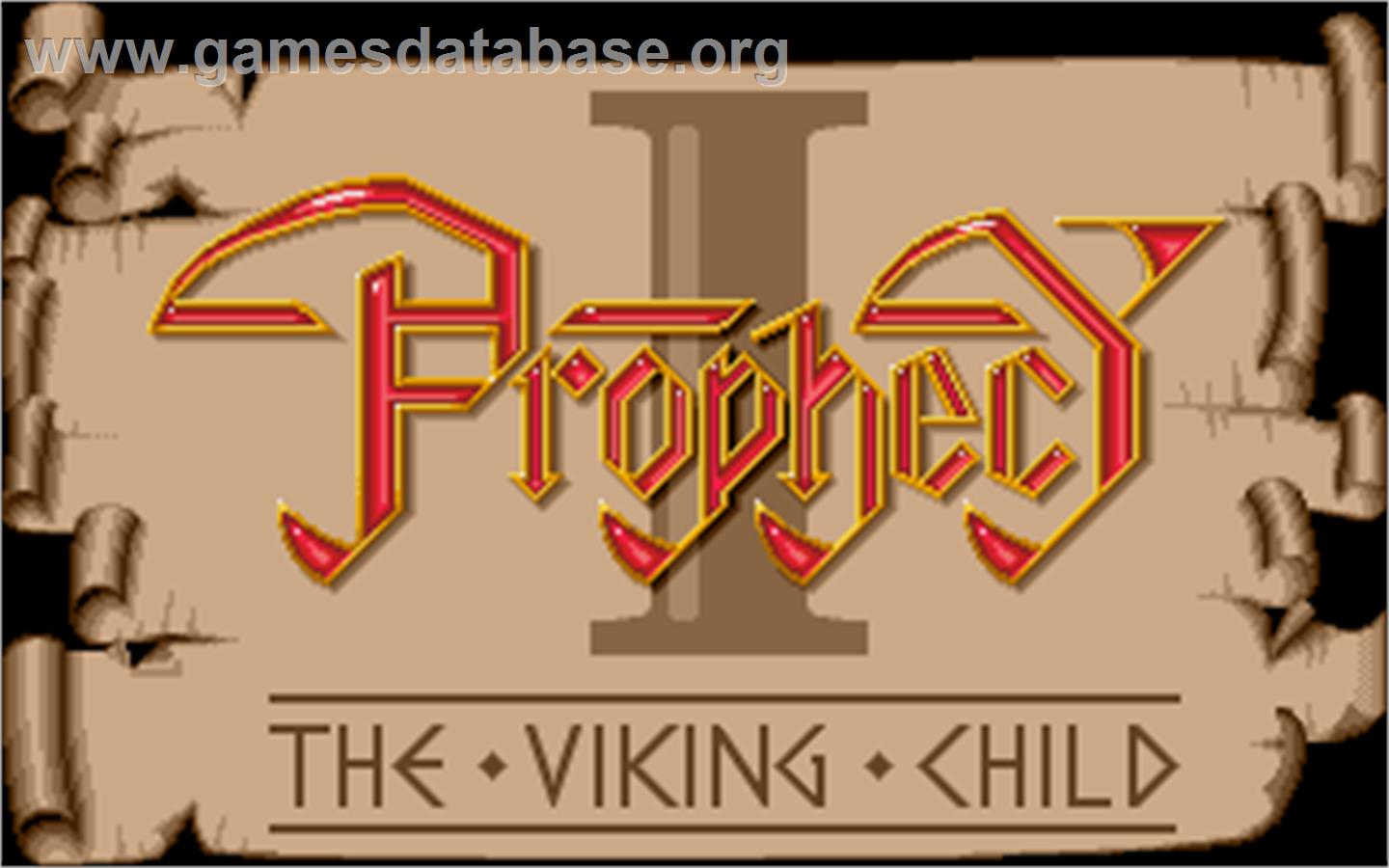 Prophecy 1: The Viking Child - Atari ST - Artwork - Title Screen
