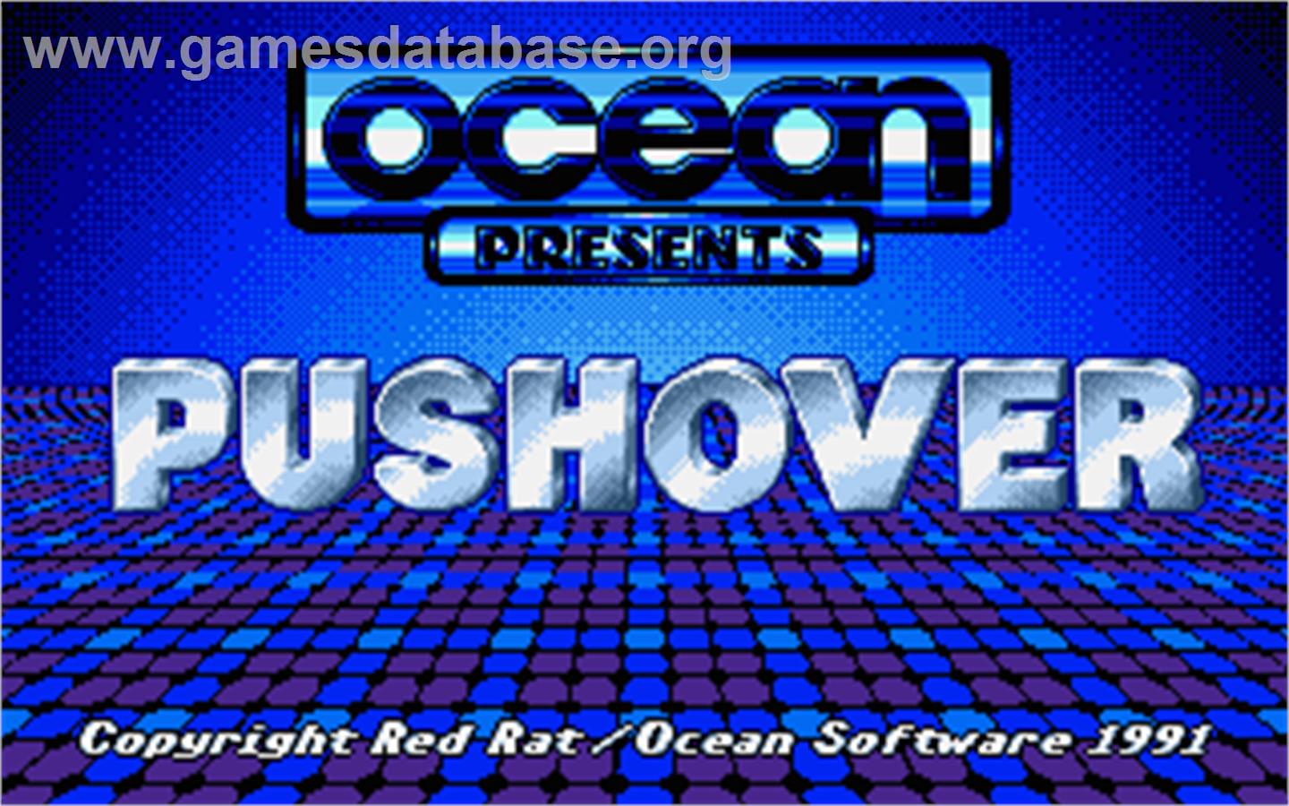 Pushover - Atari ST - Artwork - Title Screen