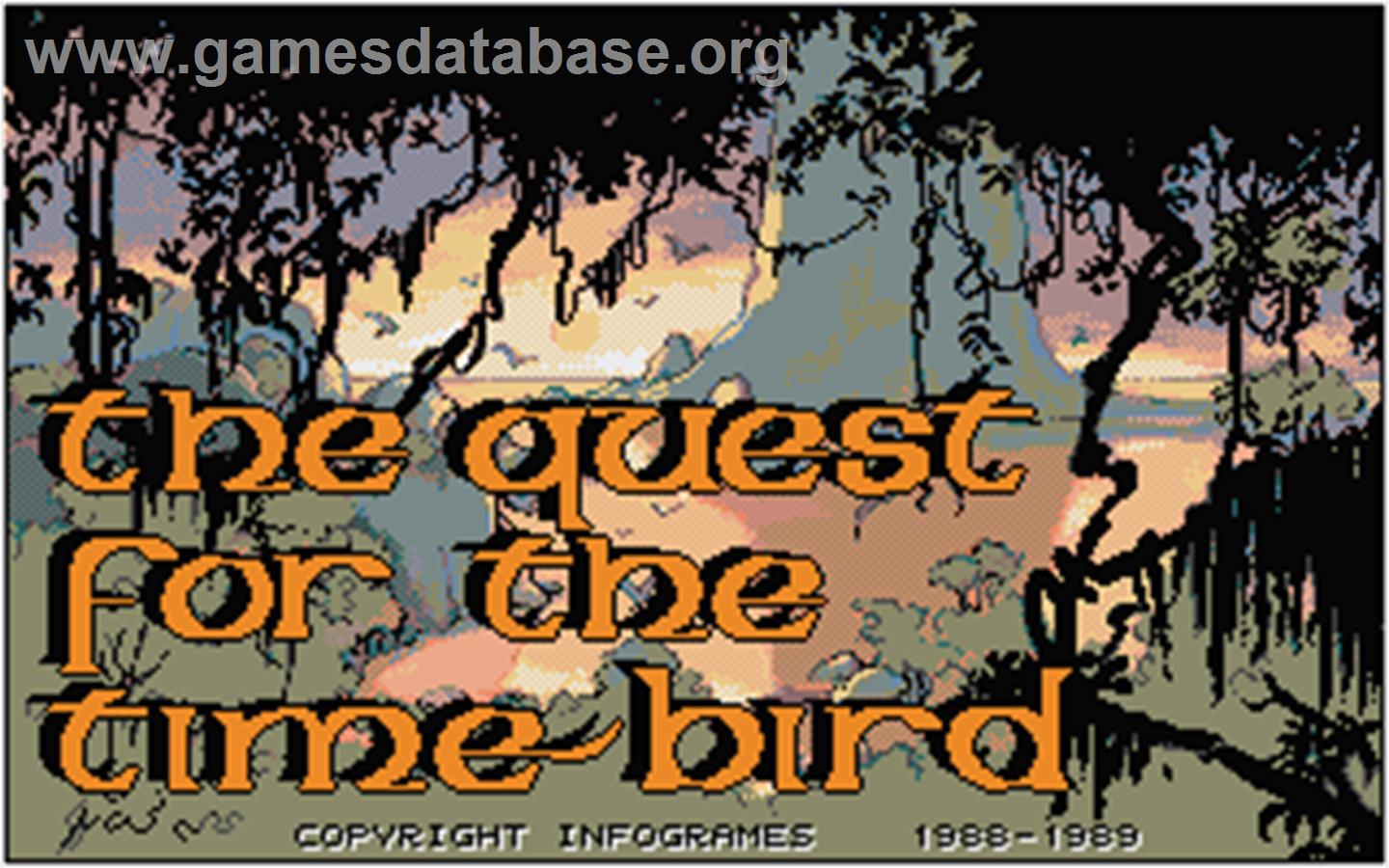 Quest for the Time-bird - Atari ST - Artwork - Title Screen