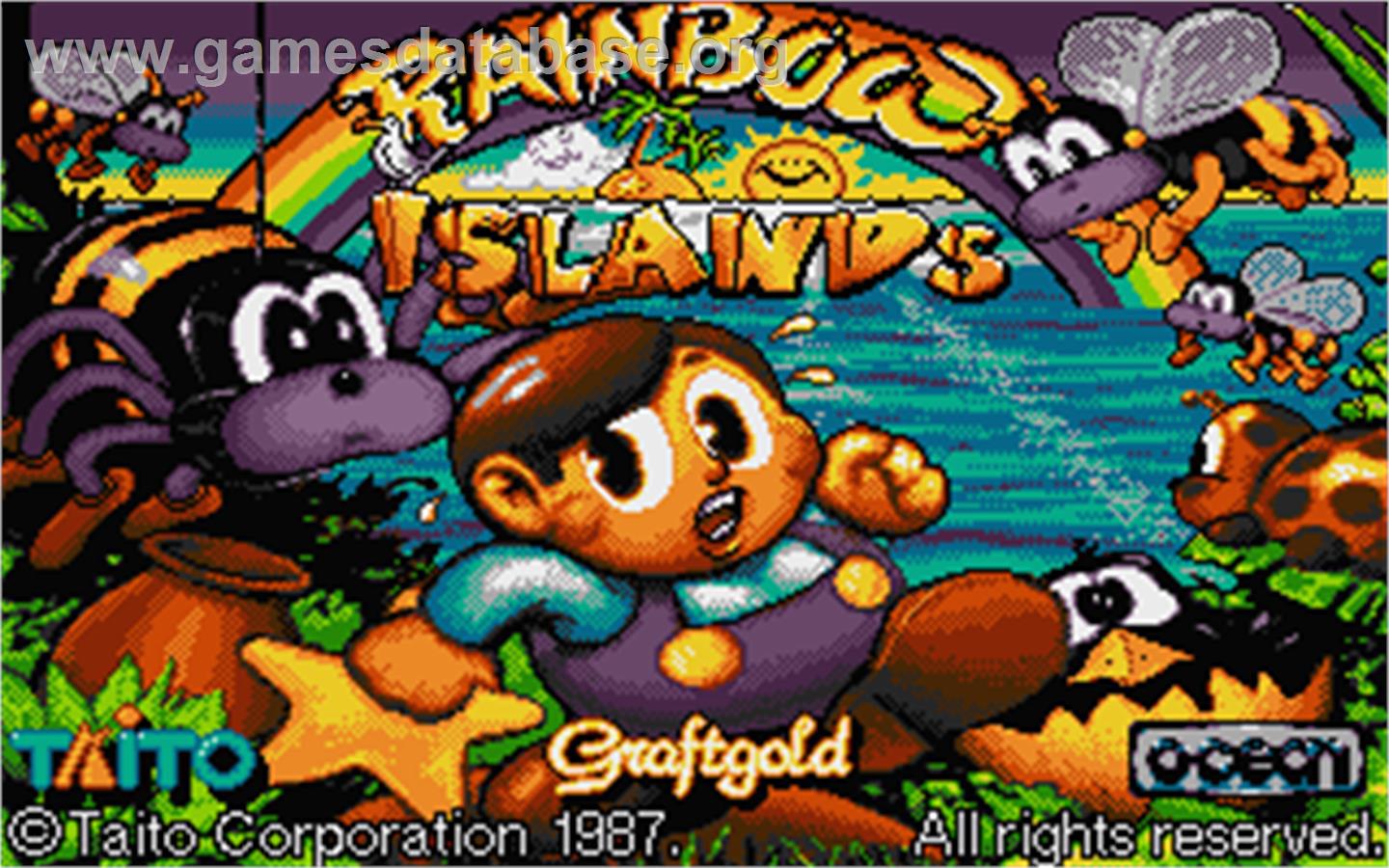 Rainbow Islands - Atari ST - Artwork - Title Screen