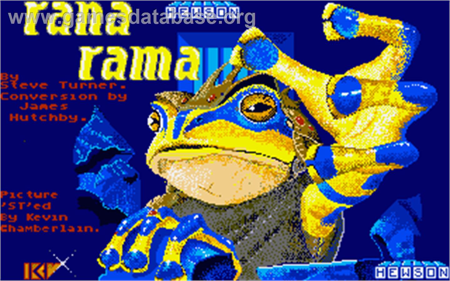 Rana Rama - Atari ST - Artwork - Title Screen