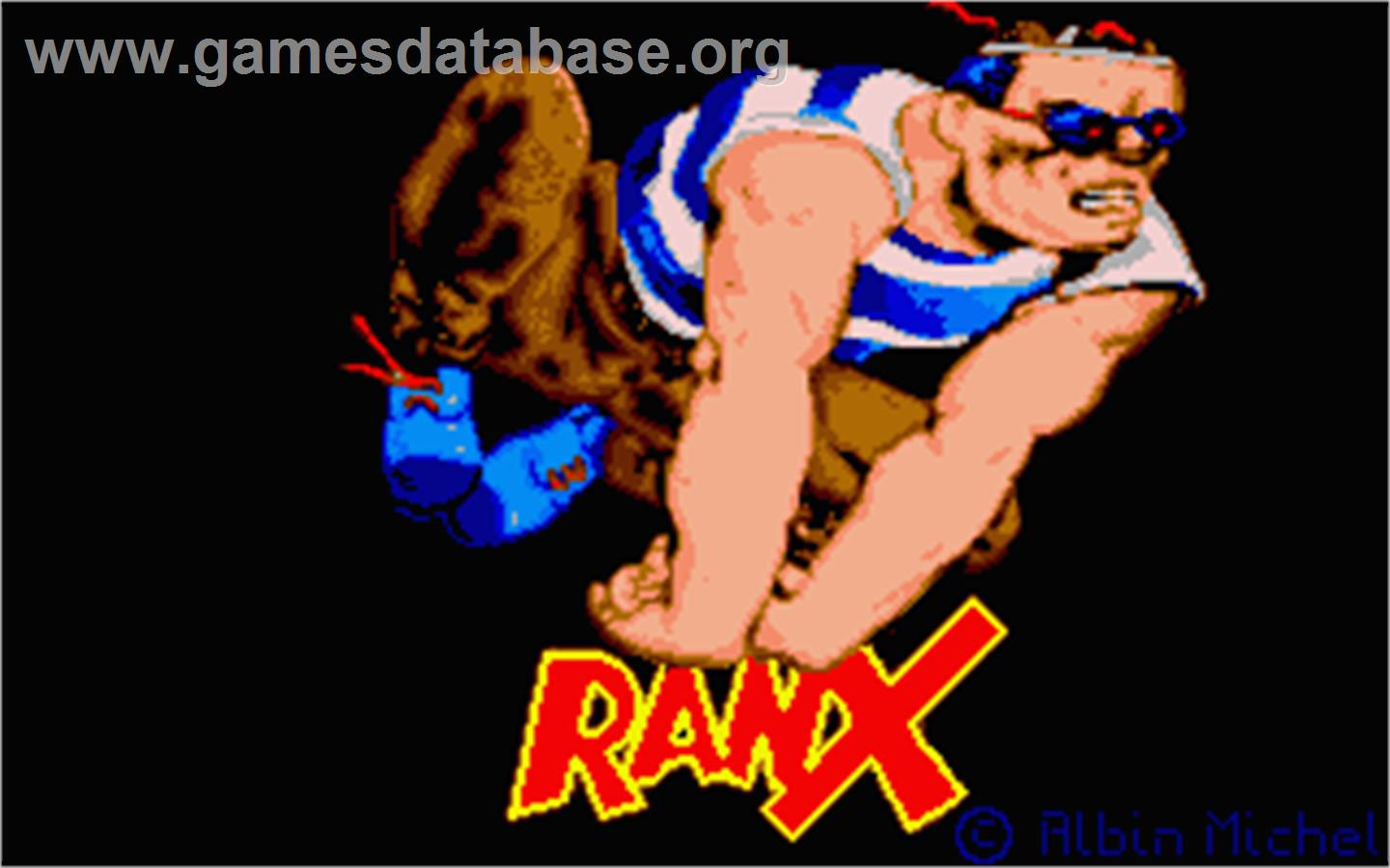 Ranx - Atari ST - Artwork - Title Screen