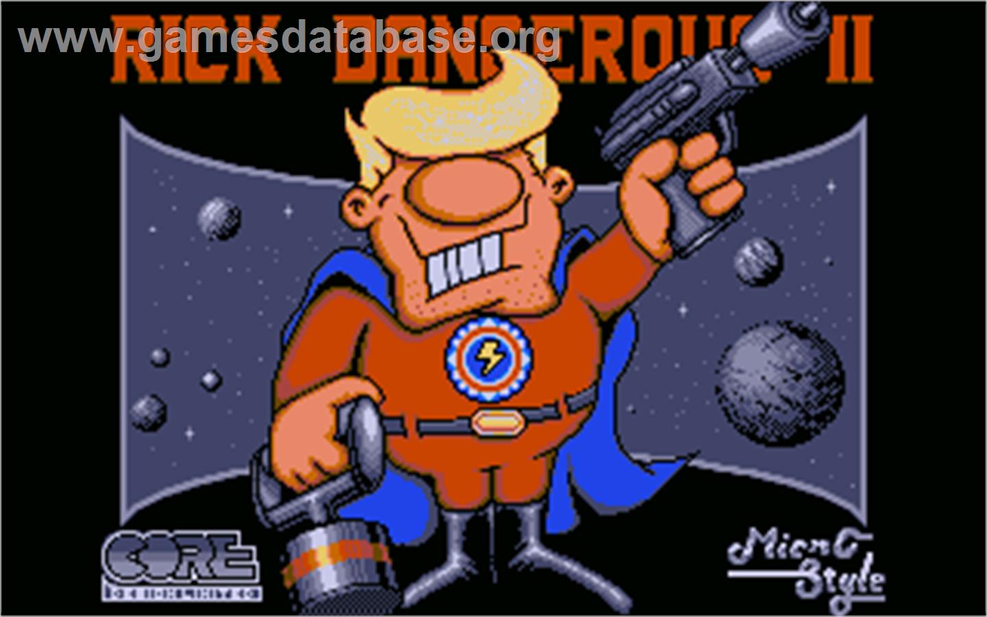 Rick Dangerous 2 - Atari ST - Artwork - Title Screen