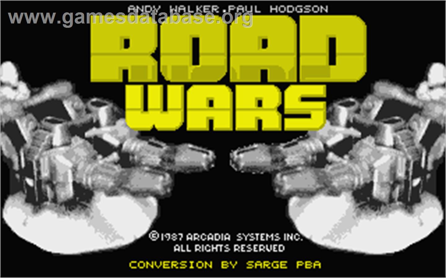 RoadWars - Atari ST - Artwork - Title Screen