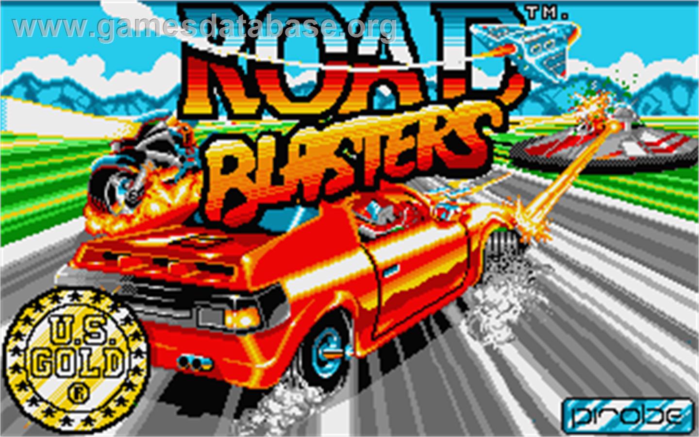 Road Blasters - Atari ST - Artwork - Title Screen