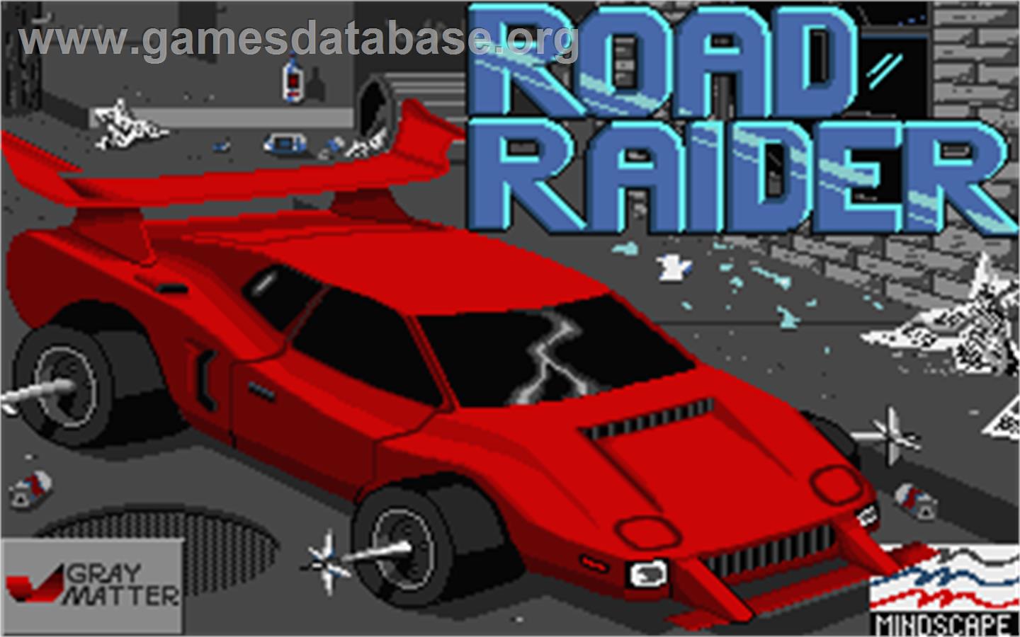 Road Raider - Atari ST - Artwork - Title Screen