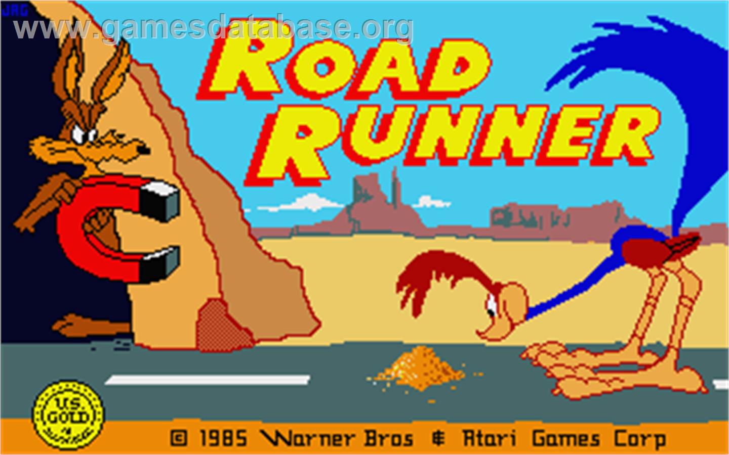 Road Runner - Atari ST - Artwork - Title Screen