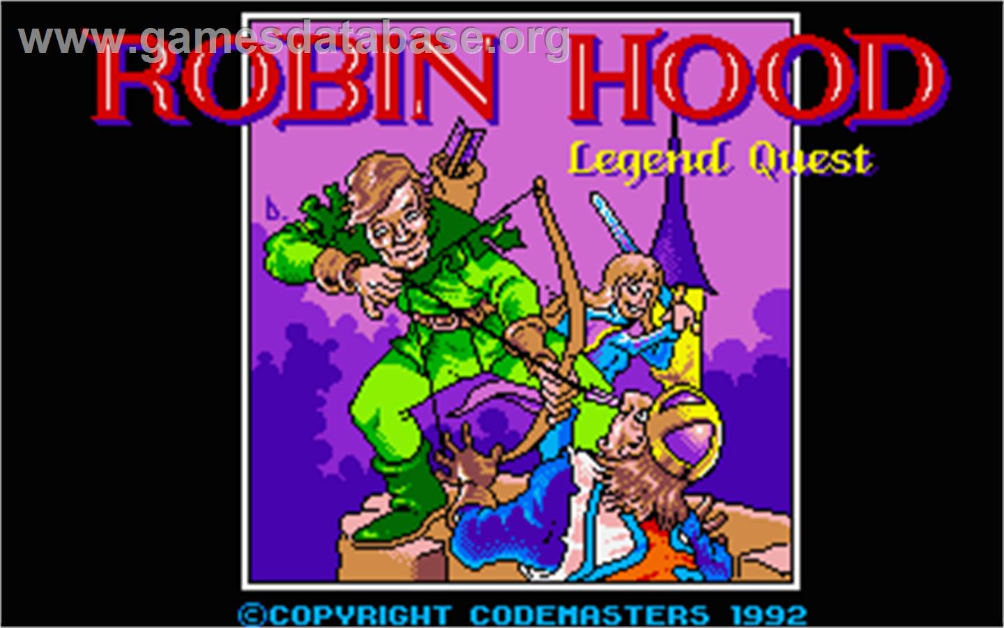 Robin Hood: Legend Quest - Atari ST - Artwork - Title Screen