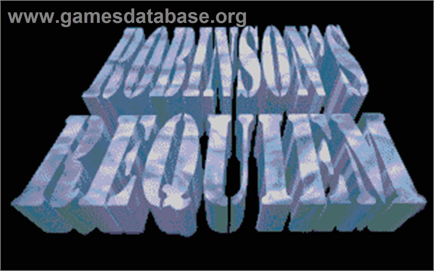 Robinson's Requiem - Atari ST - Artwork - Title Screen