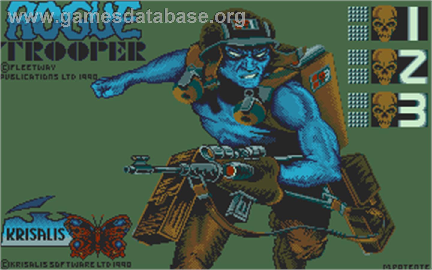 Rogue Trooper - Atari ST - Artwork - Title Screen