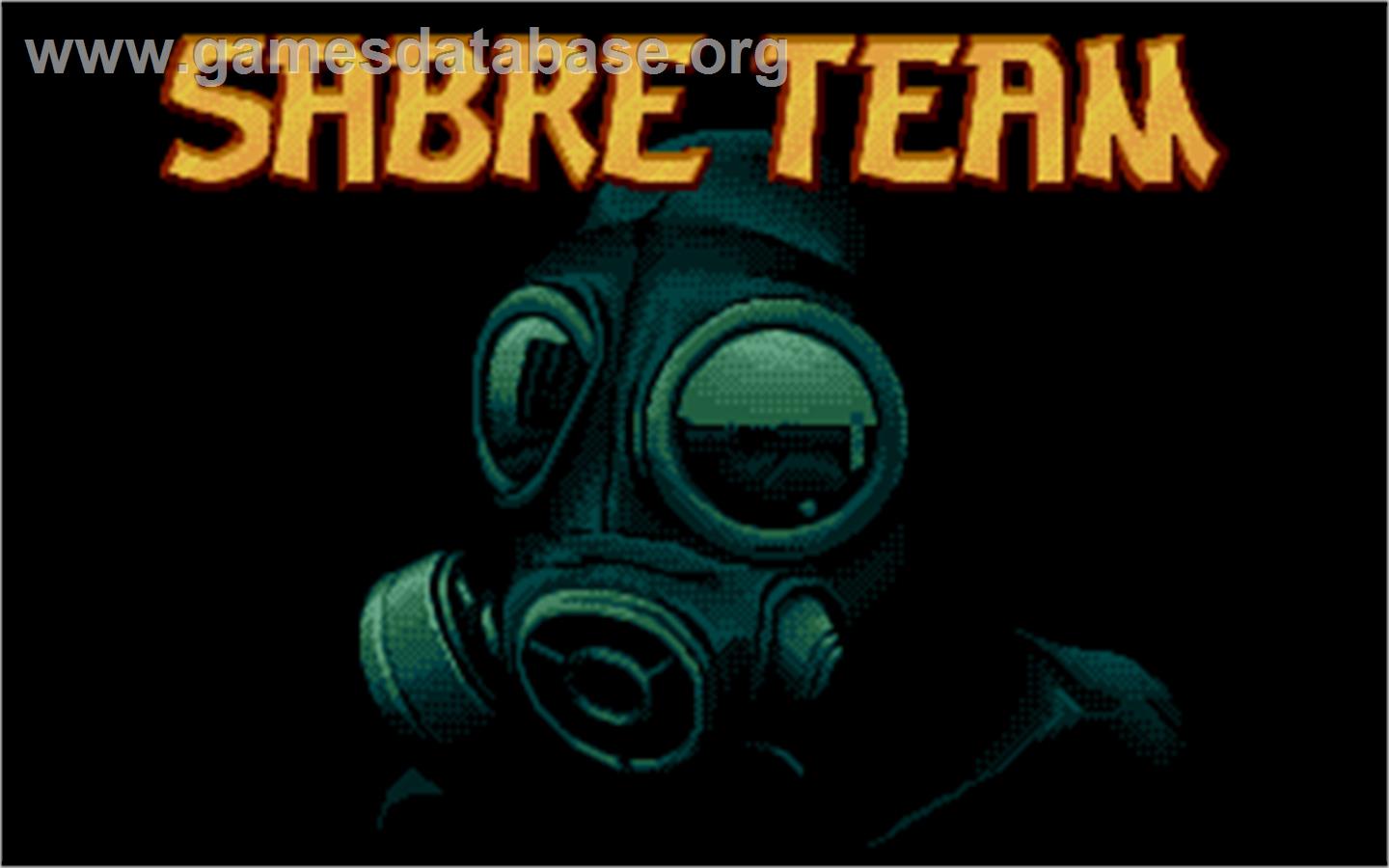 Sabre Team - Atari ST - Artwork - Title Screen