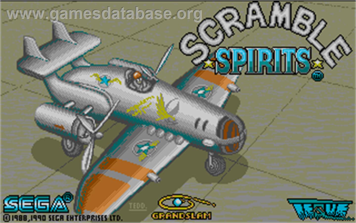 Scramble Spirits - Atari ST - Artwork - Title Screen