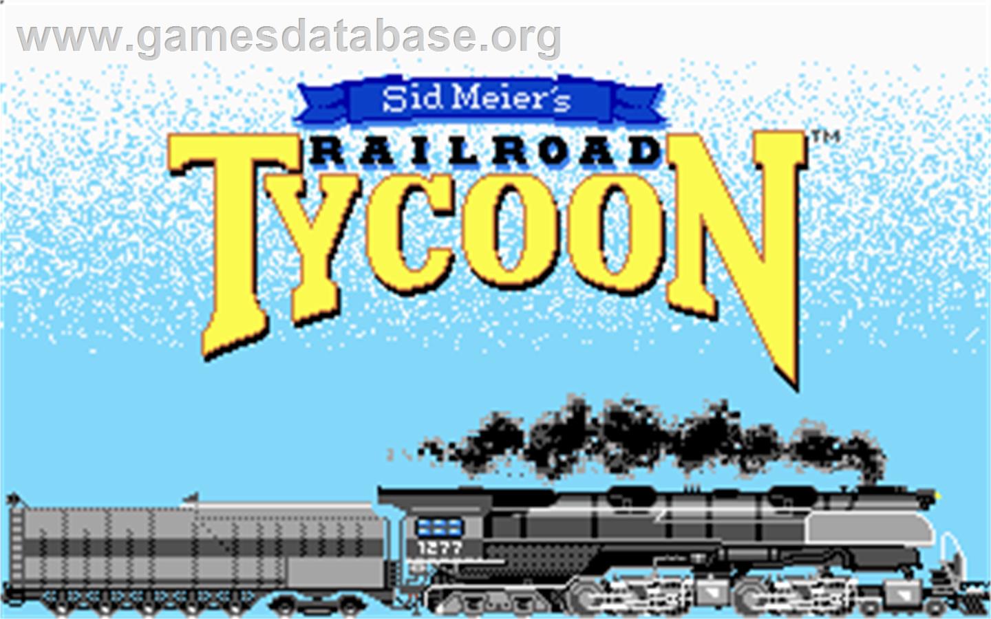 Sid Meier's Railroad Tycoon - Atari ST - Artwork - Title Screen