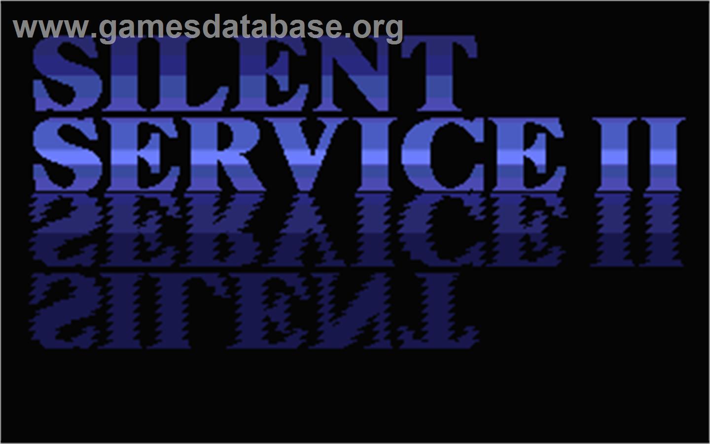 Silent Service 2 - Atari ST - Artwork - Title Screen