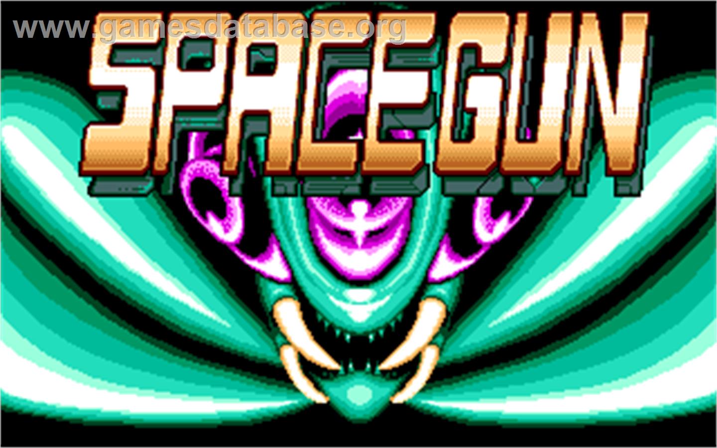Space Gun - Atari ST - Artwork - Title Screen