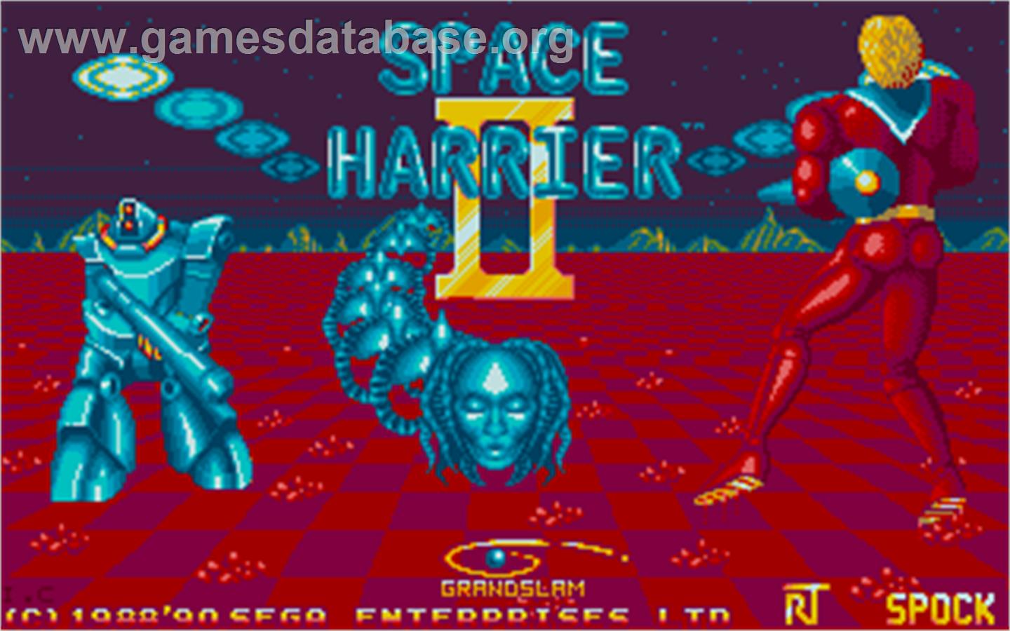 Space Harrier II - Atari ST - Artwork - Title Screen