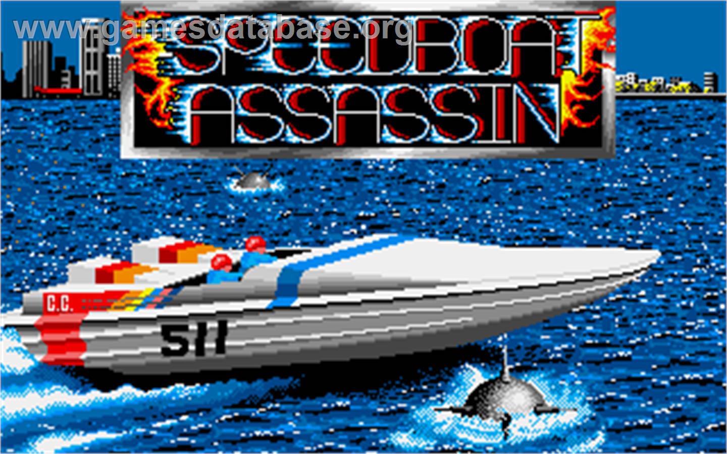 Speedboat Assassins - Atari ST - Artwork - Title Screen